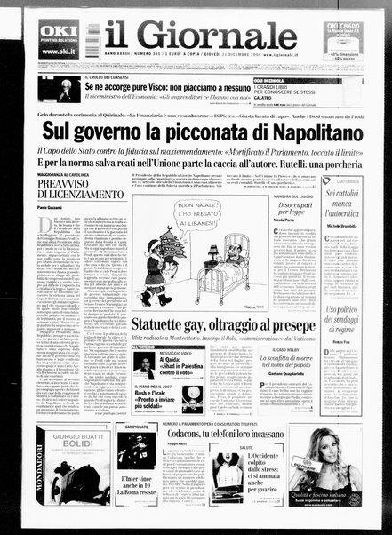 Il giornale : quotidiano del mattino